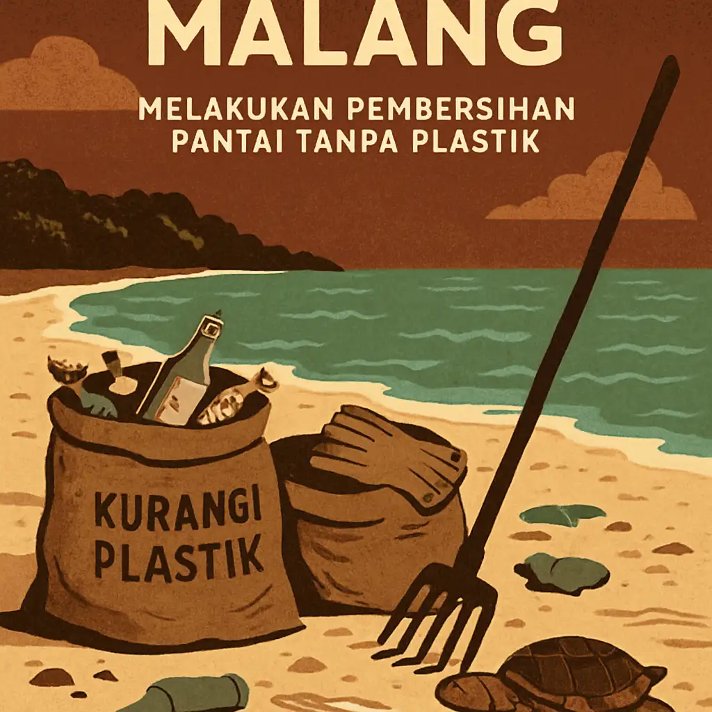 Komunitas Hijau Malang: Melakukan Pembersihan Pantai Tanpa Plastik