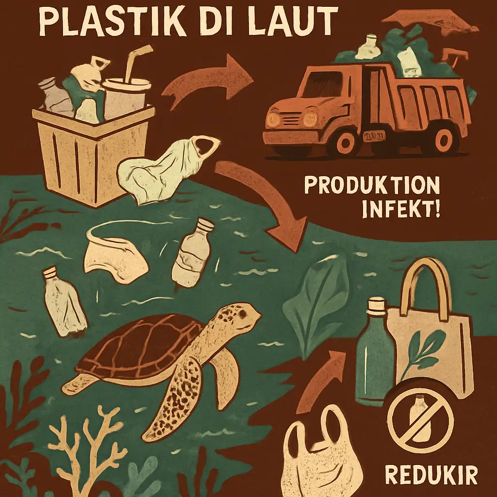 Penyebab Utama Polusi Plastik di Laut dan Upaya Mengurangi Dampaknya