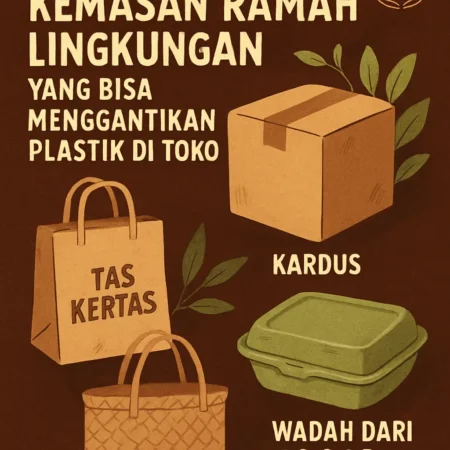 Alternatif Kemasan Ramah Lingkungan yang Bisa Menggantikan Plastik di Toko
